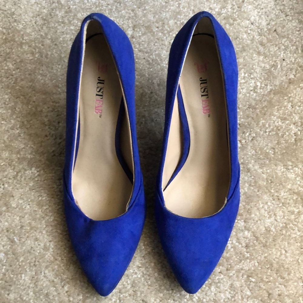 JustFab Royal Blue Pumps